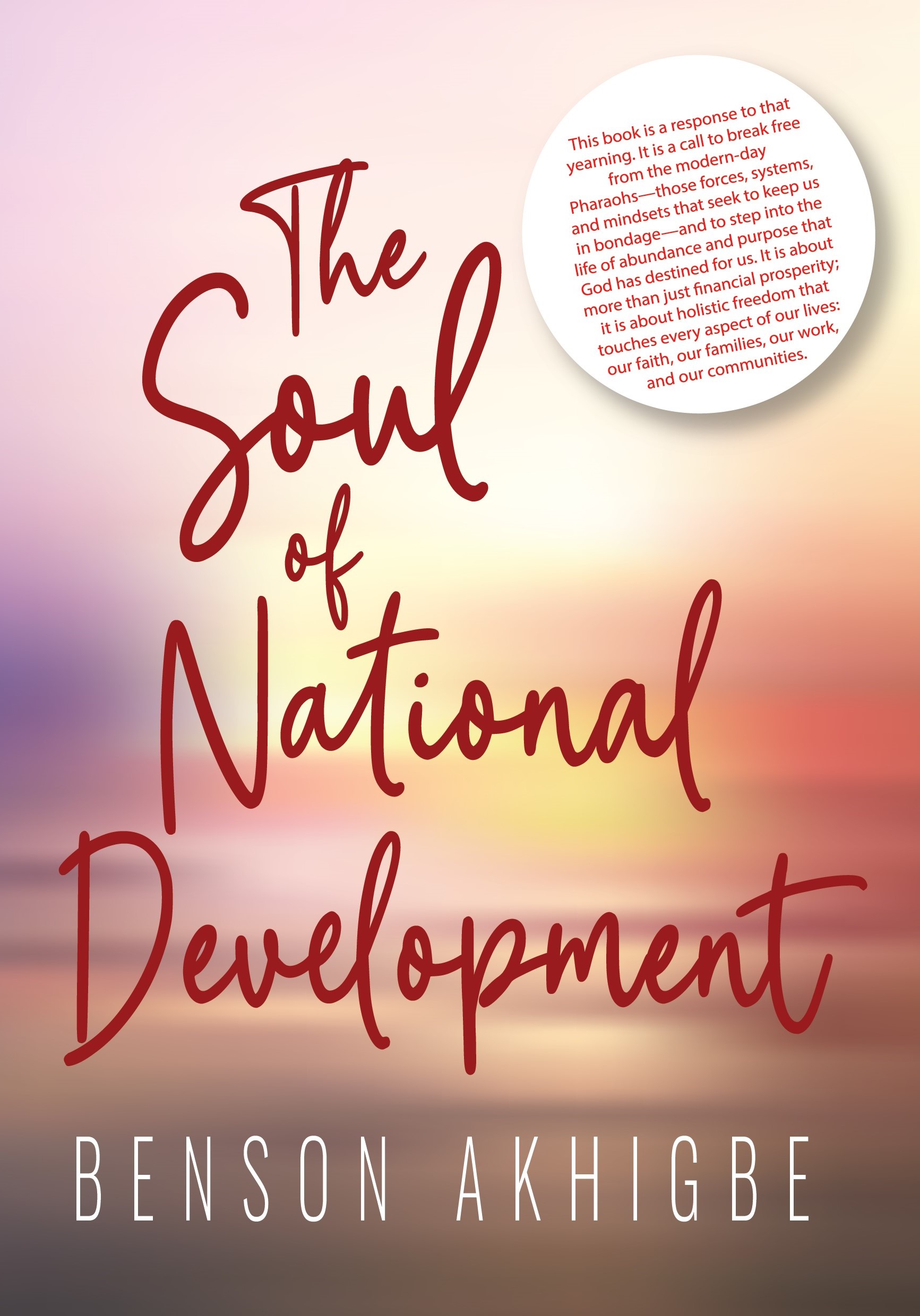 The Soul Of National Development Christian book
